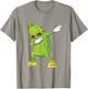 Dab Halloween Pickle Dabbing Dancing Cucumber Costume Party T-Shirt - T-Shirt | Sand