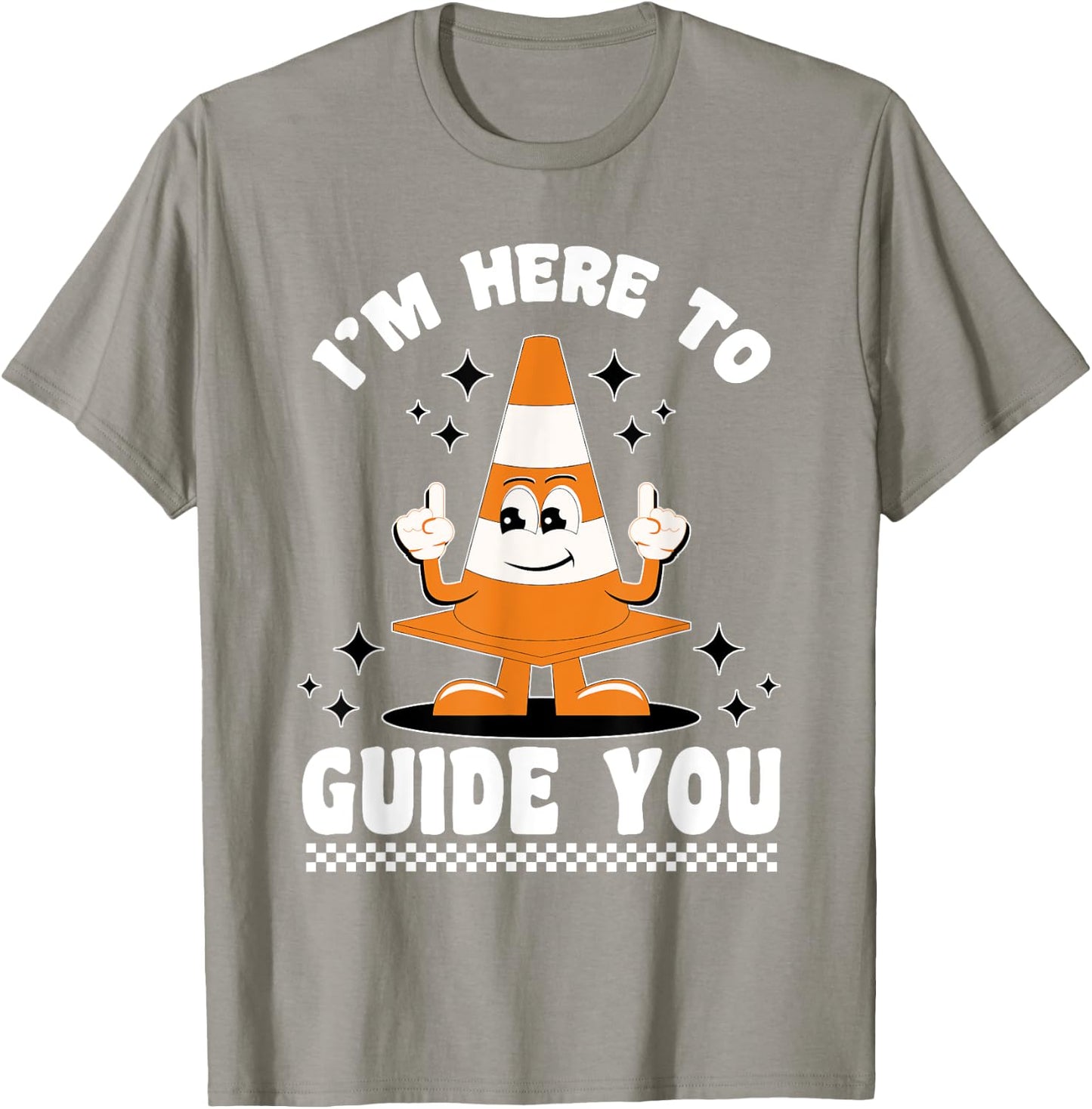 Halloween Traffic Cone Costume Safety Road Cone T-Shirt - T-Shirt | Sand