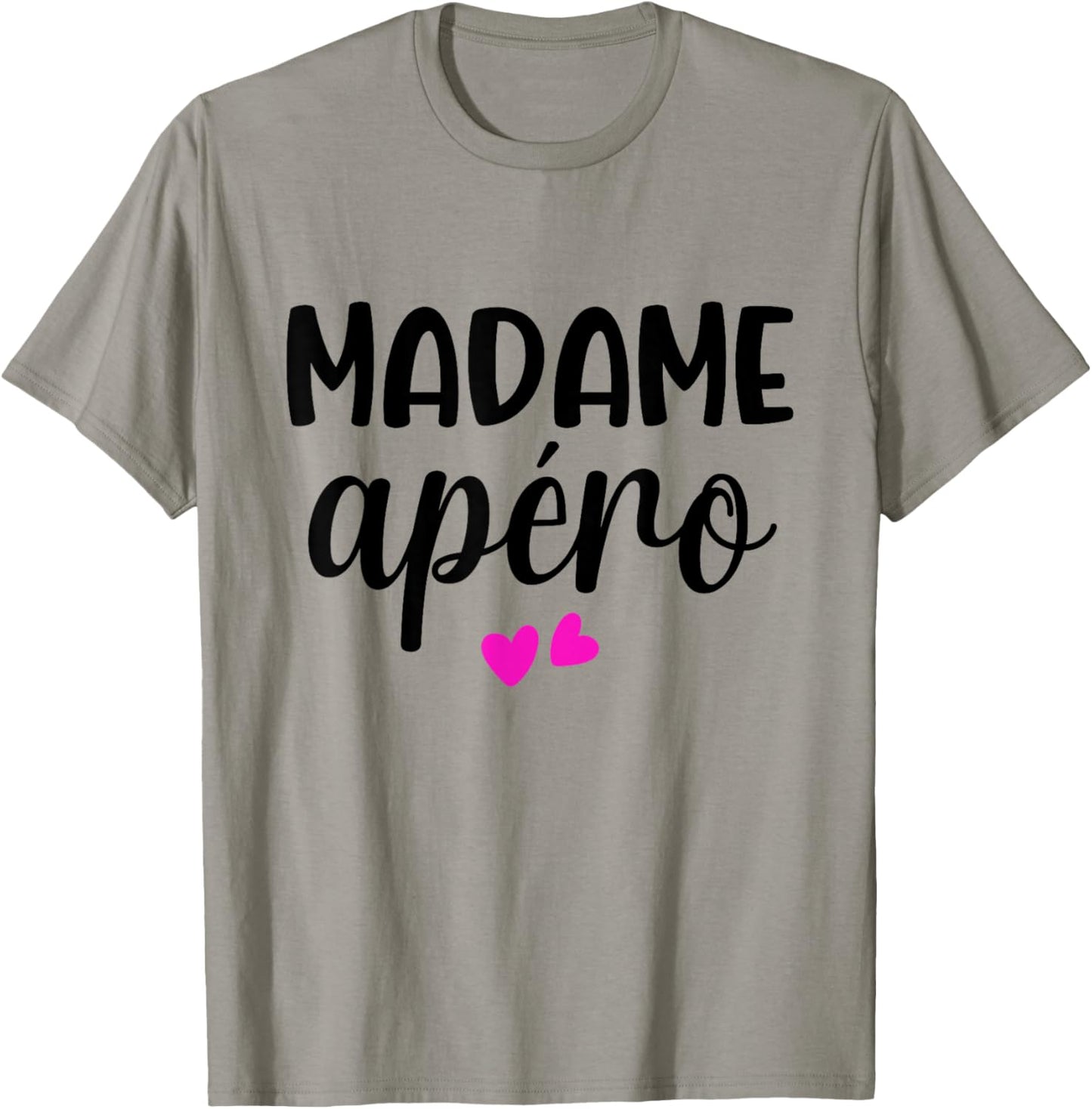 Madame apéro cadeau drôle apéro apéritif femme party girlfriends , white, S T-Shirt - T-Shirt | Sand