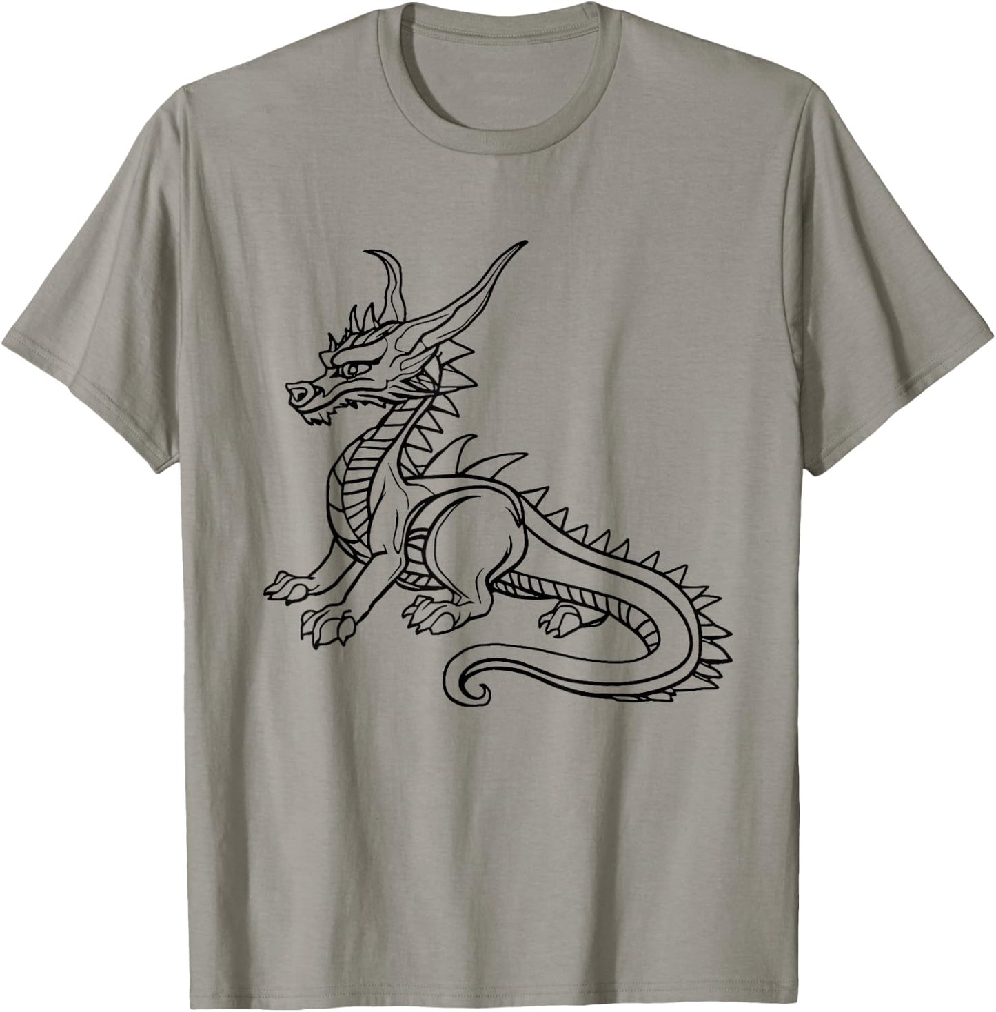 Color the dragon and paint it yourself T-Shirt - T-Shirt | Sand
