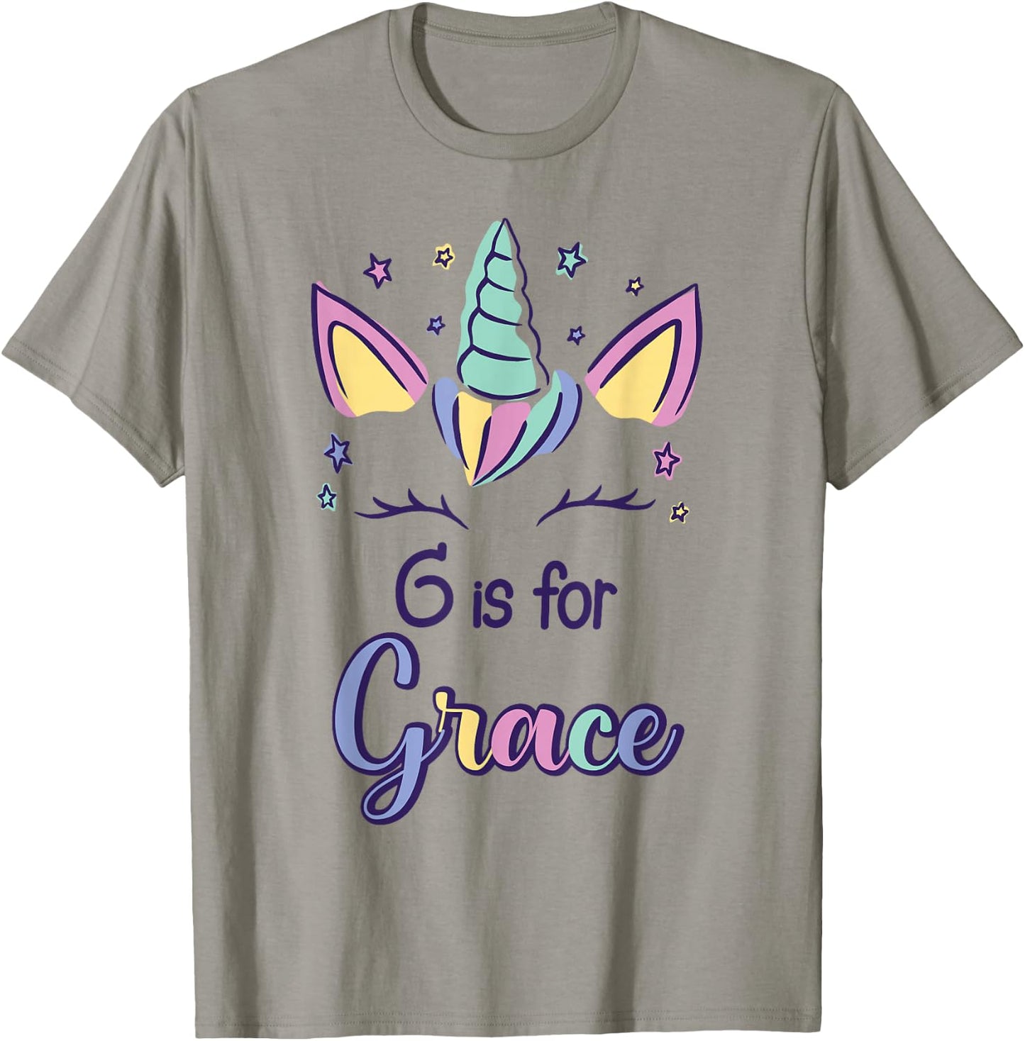 First Name Grace Personalized G Is For Grace T-Shirt - T-Shirt | Sand