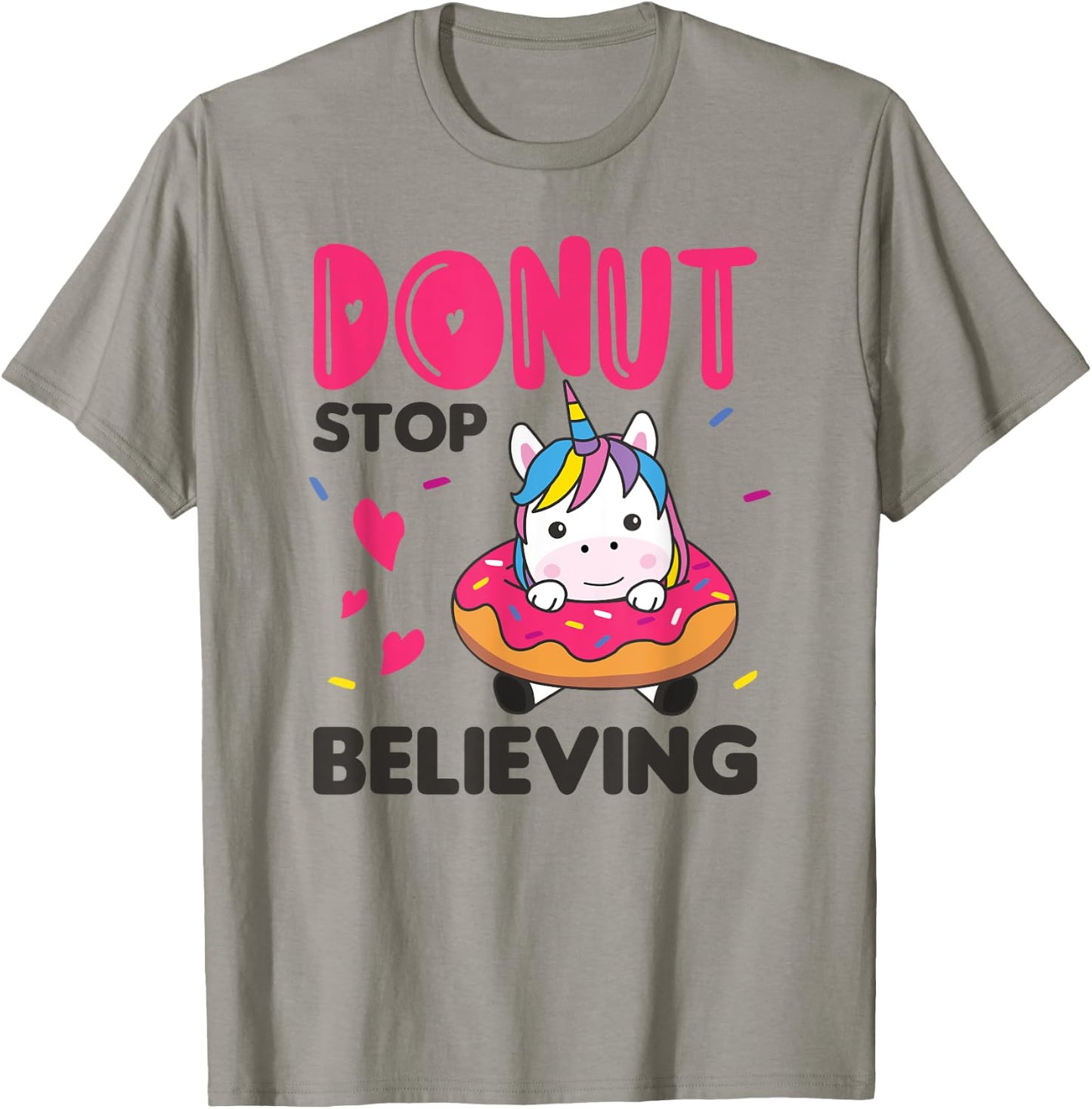 Donut Unicorn Pun Unicorns Donuts T-Shirt - T-Shirt | Sand
