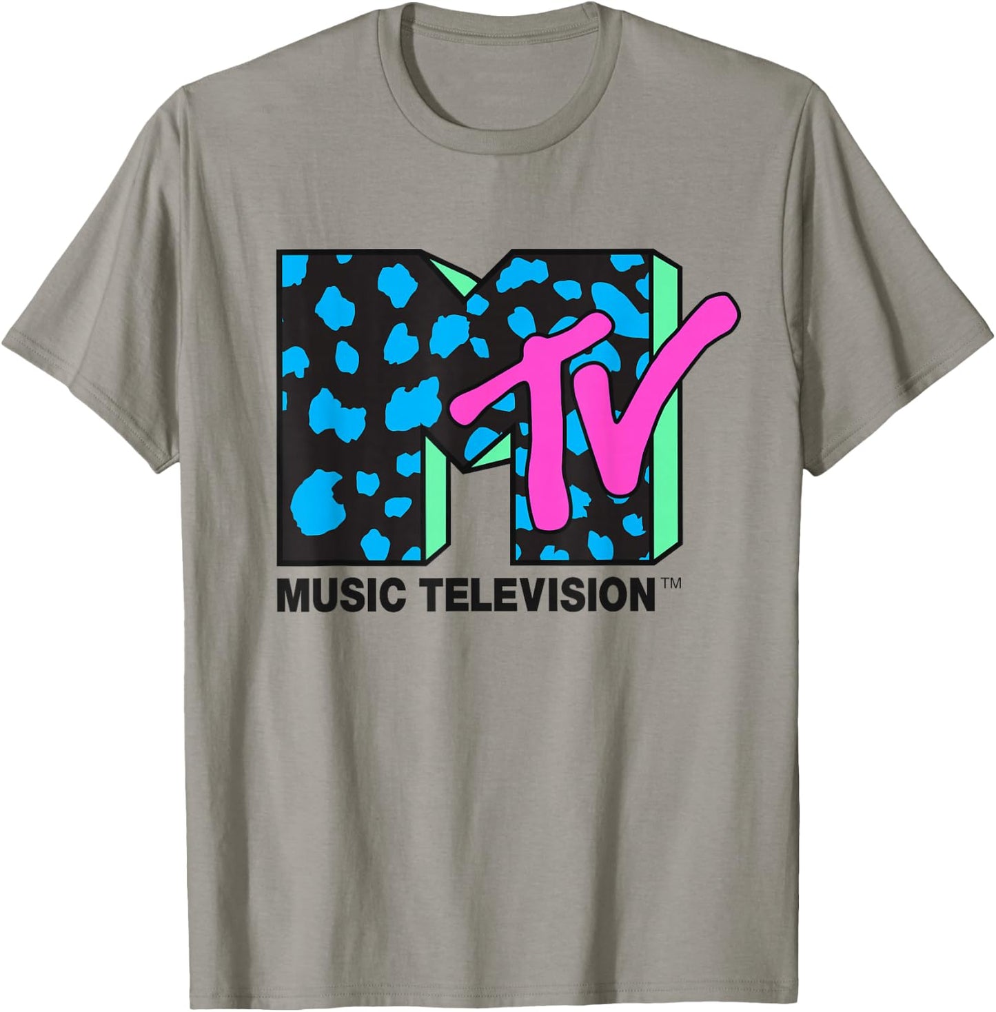 MTV - Blue Leopard Logo T-Shirt - T-Shirt | Sand
