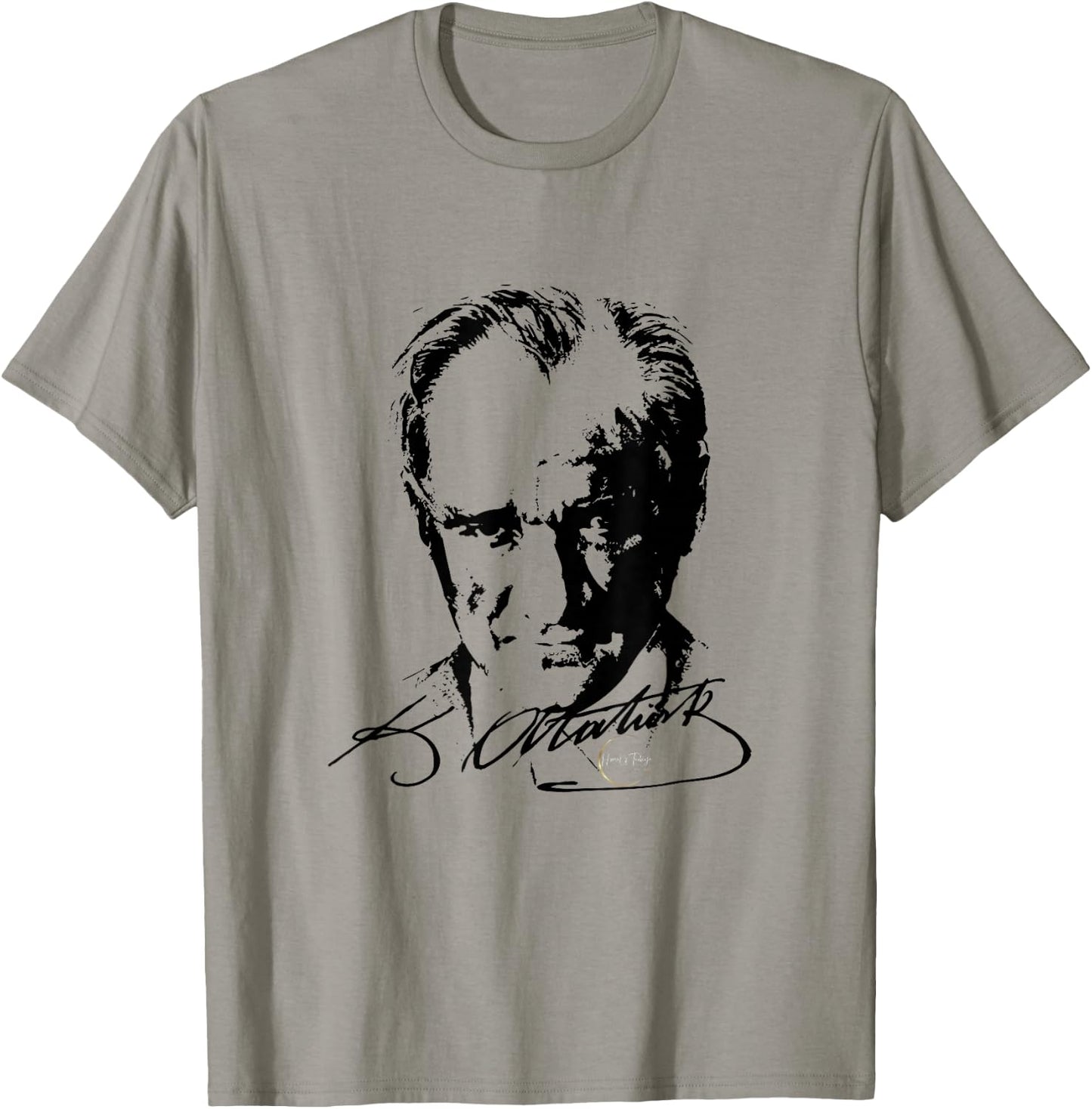 Gazi Mustafa Kemal Atatürk Imza Türkiye Unterschrift Türkei T-Shirt - T-Shirt | Sand