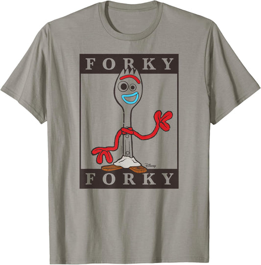 Toy Story - Type Block Forky T-Shirt - T-Shirt | Sand