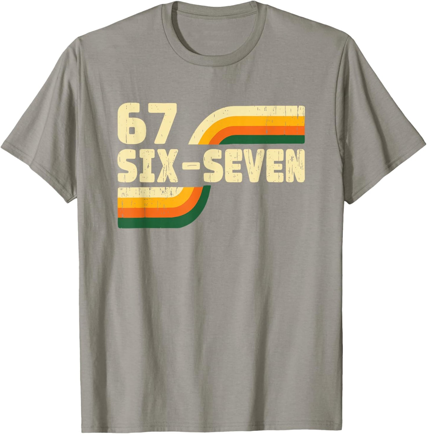 67 Meme Women and Kids Six Seven Birthday Gift T-Shirt - T-Shirt | Sand