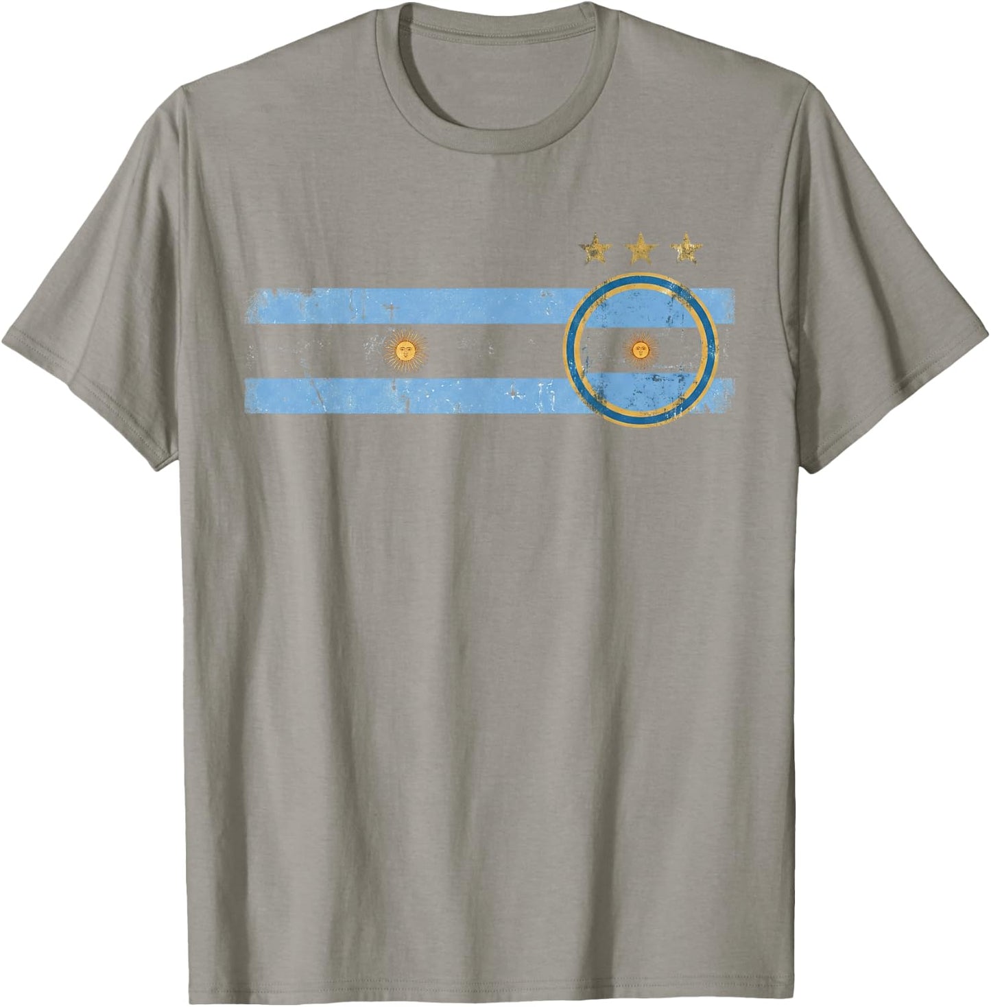 Argentina Flag Argentina Gift Hispanic Heritage Argentinian T-Shirt - T-Shirt | Sand