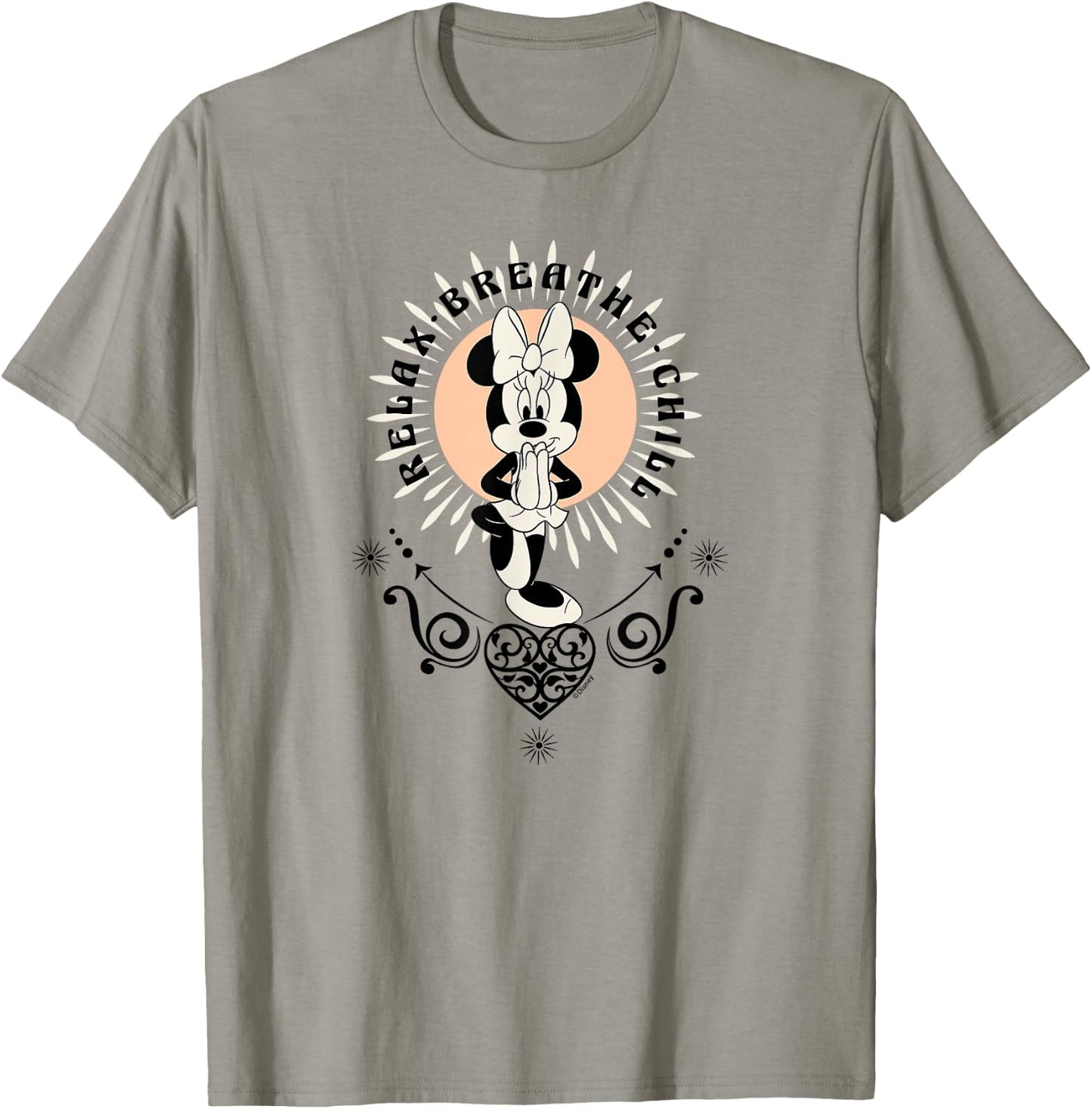 Minnie Mouse - Yoga Relax Breath Chill T-Shirt - T-Shirt | Sand