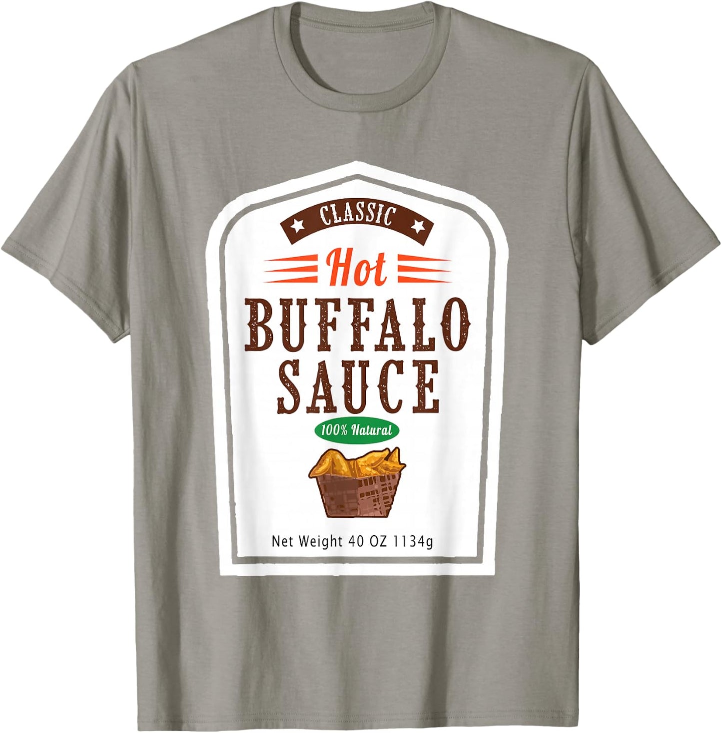 Hot Buffalo Family Sauce Costume Halloween Uniform T-Shirt - T-Shirt | Sand