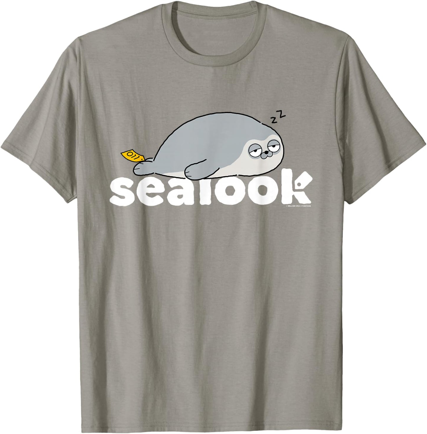 Sealook Sleepy Seal T-Shirt - T-Shirt | Sand