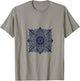 Motif floral géométrique avec détails symétriques T-Shirt - T-Shirt | Sand