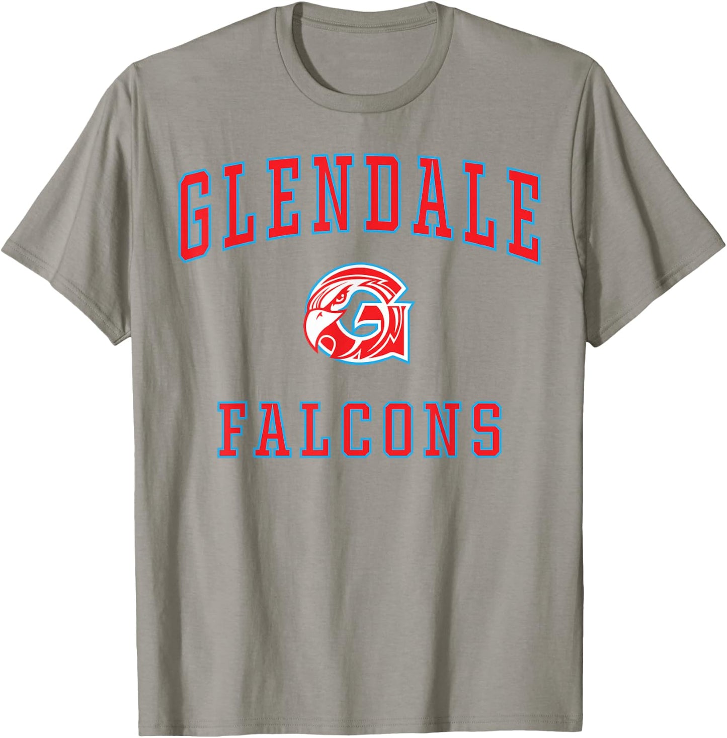 Glendale High School Falcons T-Shirt - T-Shirt | Sand