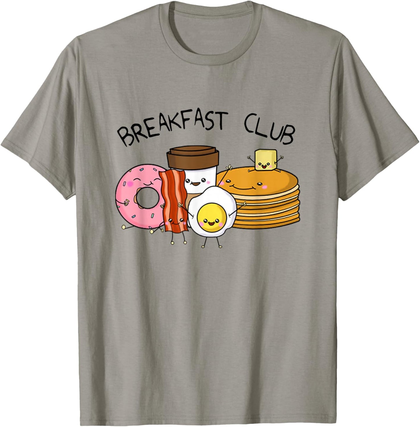 Breakfast Club Food Cute Kawaii Parody T-Shirt - T-Shirt | Sand