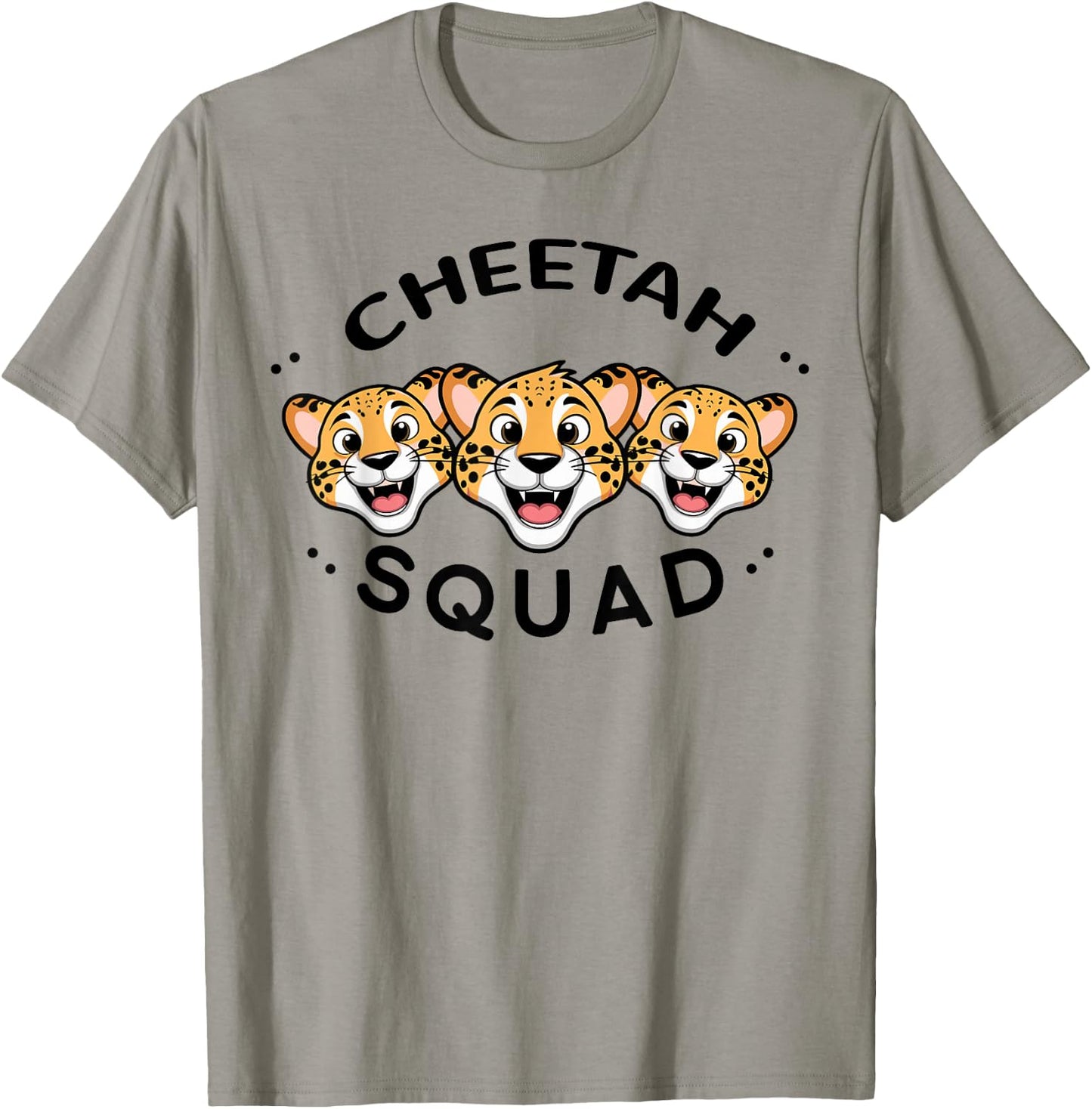 Cheetah Squad Stuff for Cheetah Lover Design | Kids Cheetah T-Shirt - T-Shirt | Sand