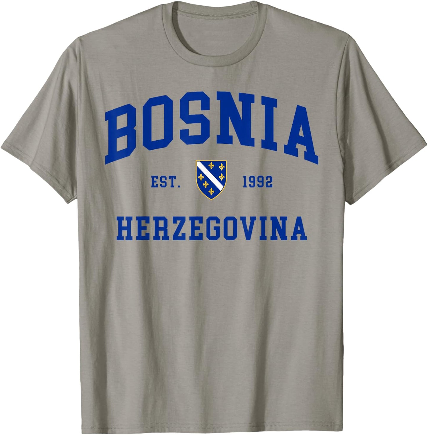 Bosnia Gift Flag Bosnia Vintage Herzegovina Sarajevo T-Shirt - T-Shirt | Sand