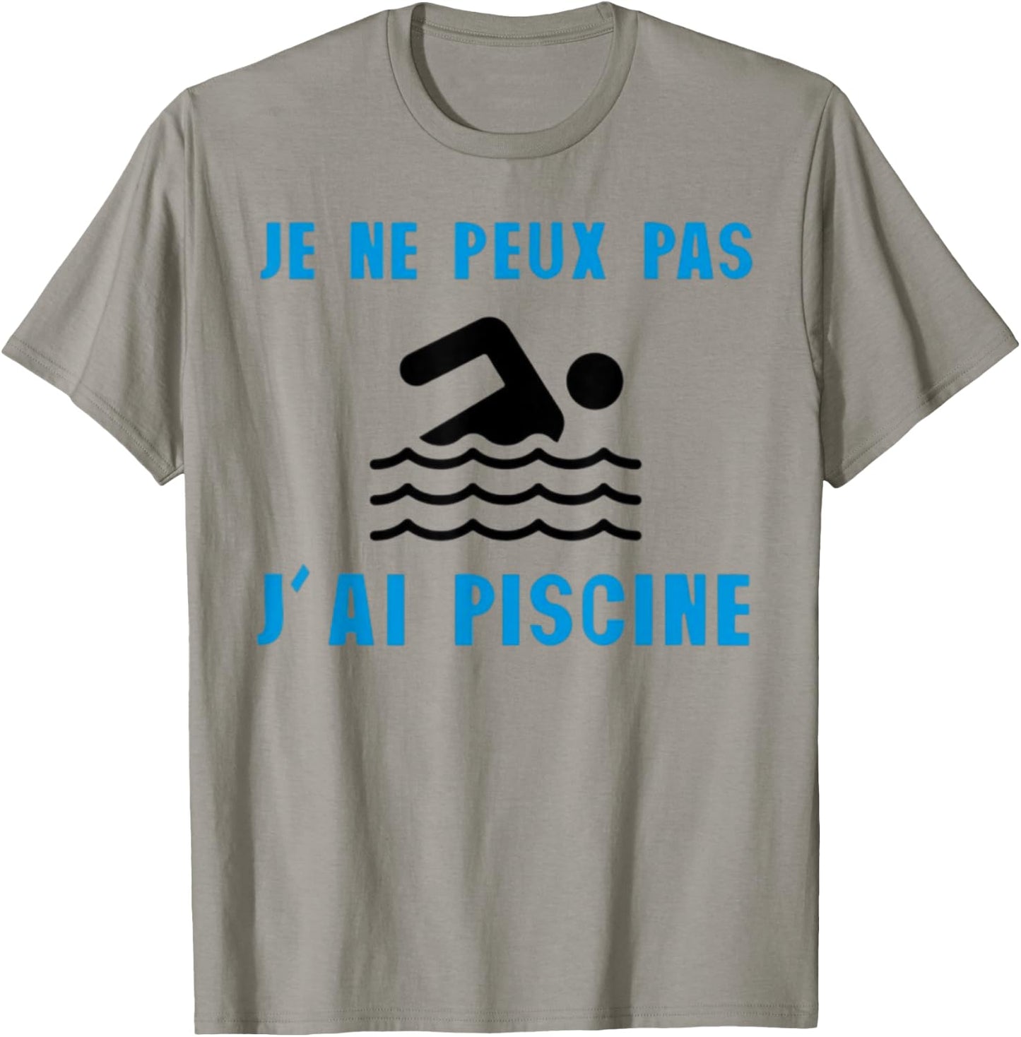 Je Peux Pas J'ai Piscine Swimming Gift T-Shirt - T-Shirt | Sand