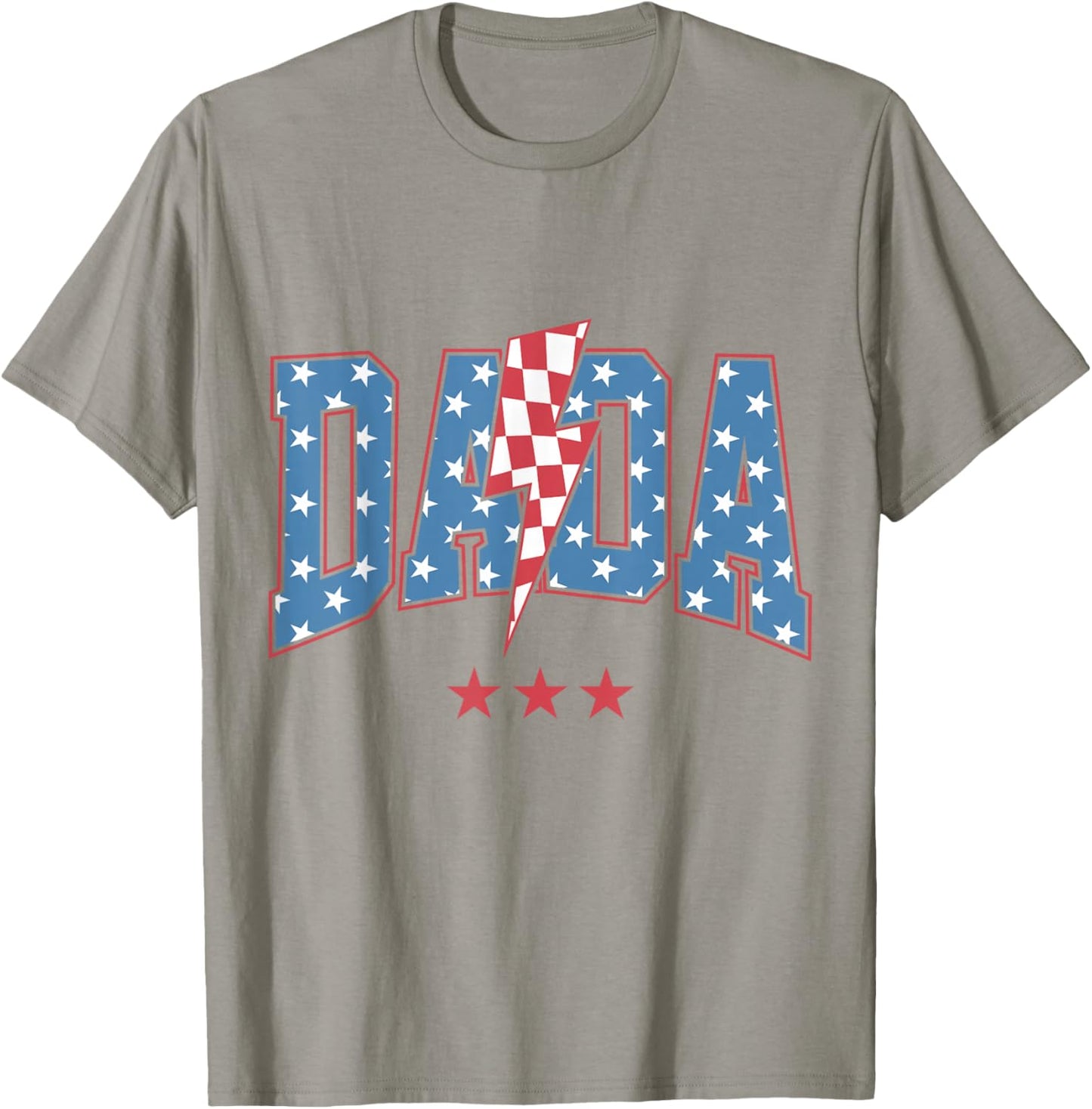 Mama Dada Mini 4th of July American Family Matching T-Shirt - T-Shirt | Sand
