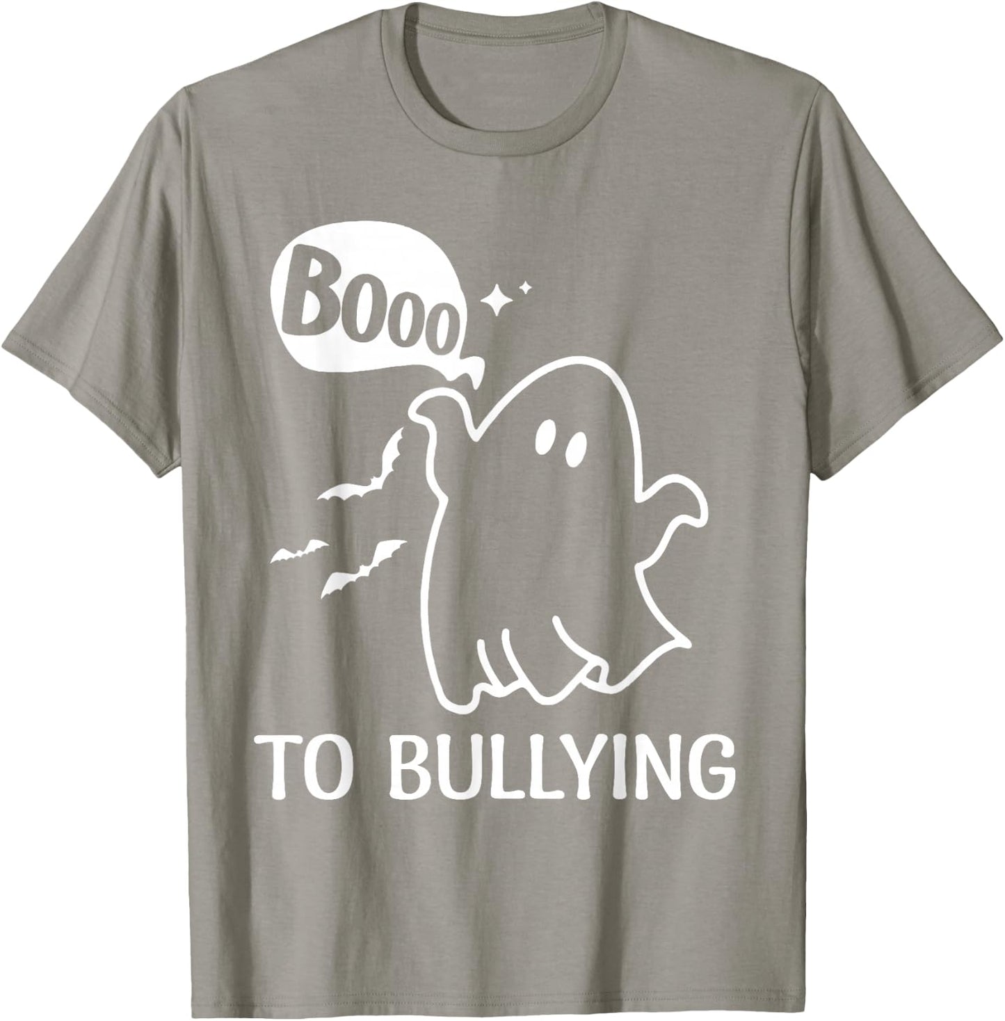 Boo To Bullying Halloween Ghost Anti Bully Unity Day Orange T-Shirt - T-Shirt | Sand