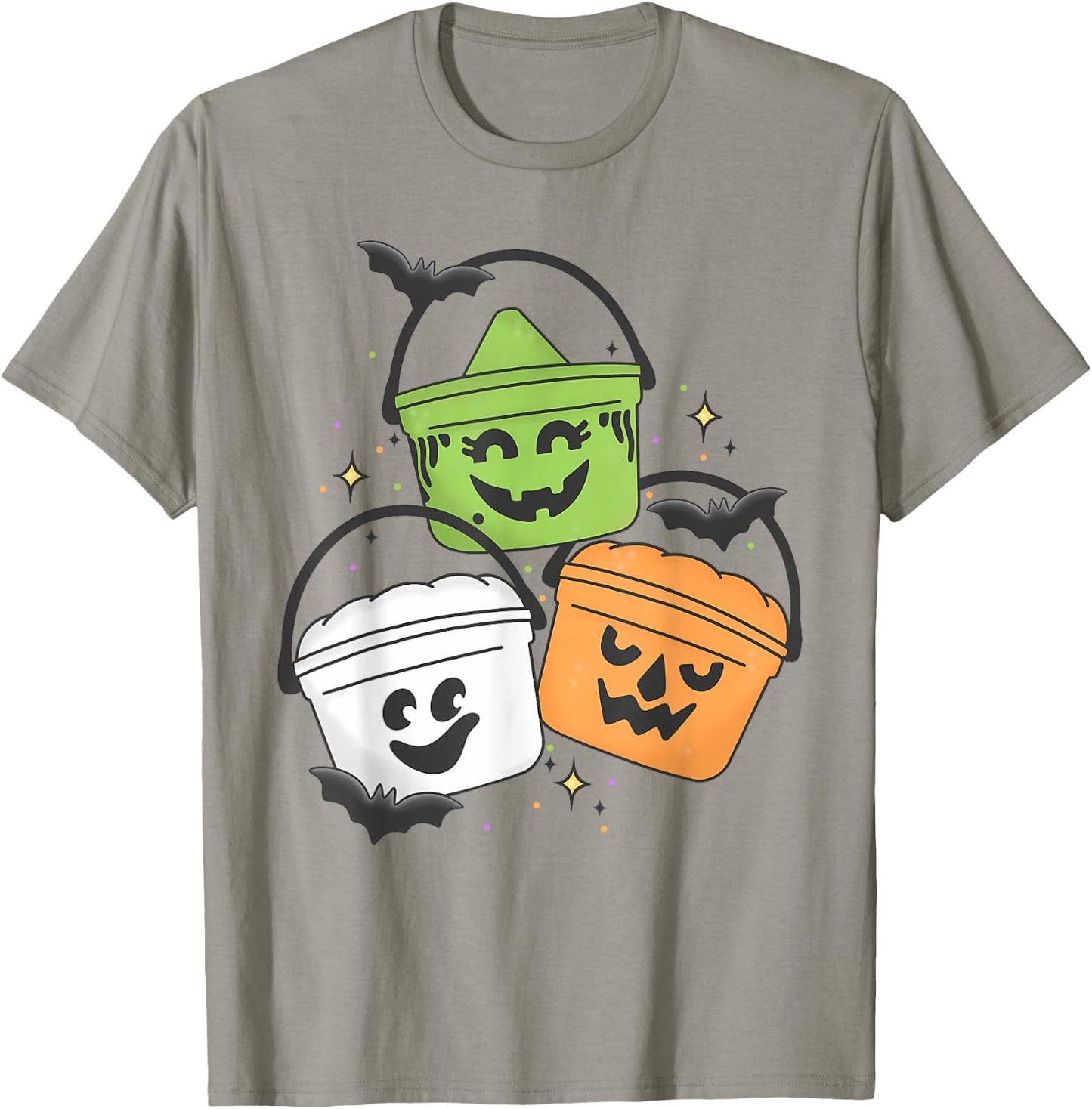 Funny Retro Vintage Spooky Chicken Nuggets Pumpkin Halloween T-Shirt - T-Shirt | Sand