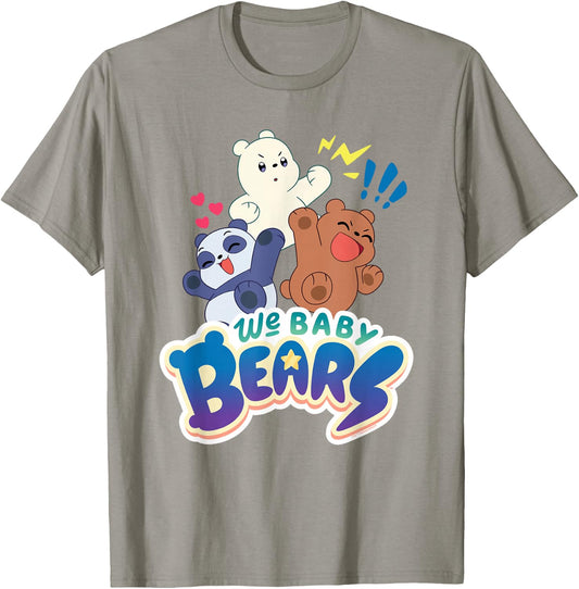 Cartoon Network We Baby Bears Logo and Trio T-Shirt - T-Shirt | Sand