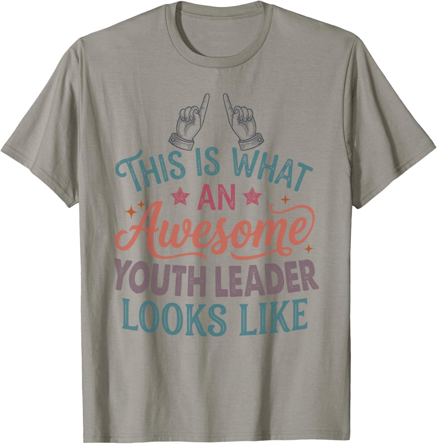 This is What an Awesome Youth Leader Looks Like Funny T-Shirt - T-Shirt | Sand