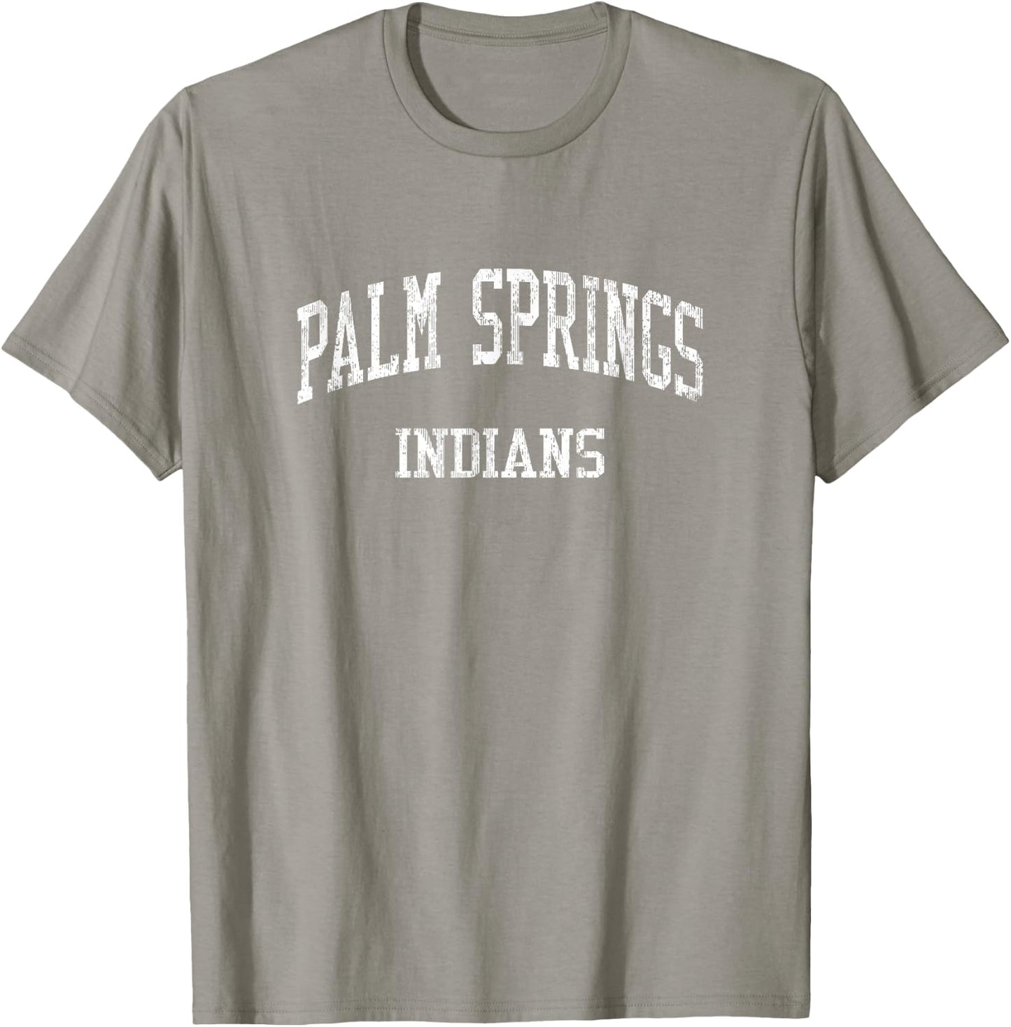 Palm Springs High School HS Palm Springs CA Vintage Sports T-Shirt - T-Shirt | Sand