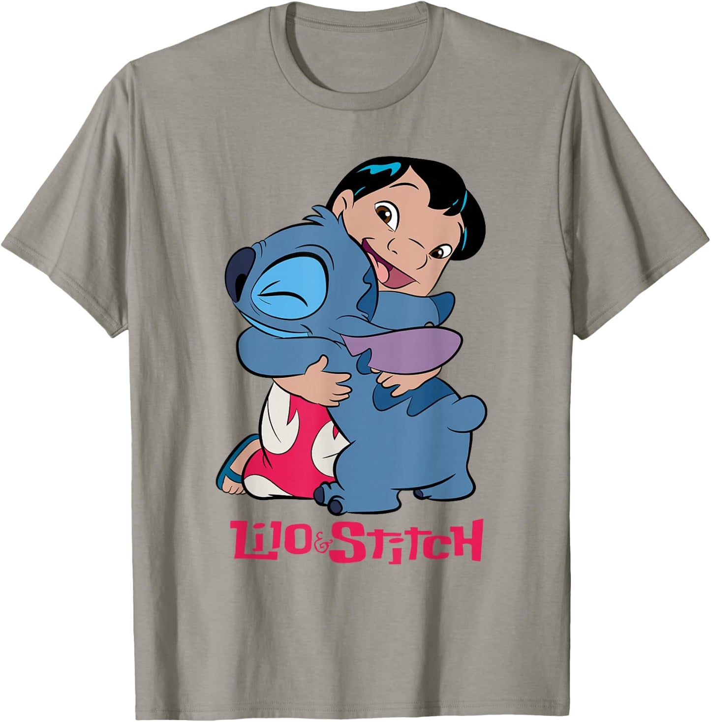 Disney Lilo & Stitch 90s Hug , Blue, S T-Shirt - T-Shirt | Sand