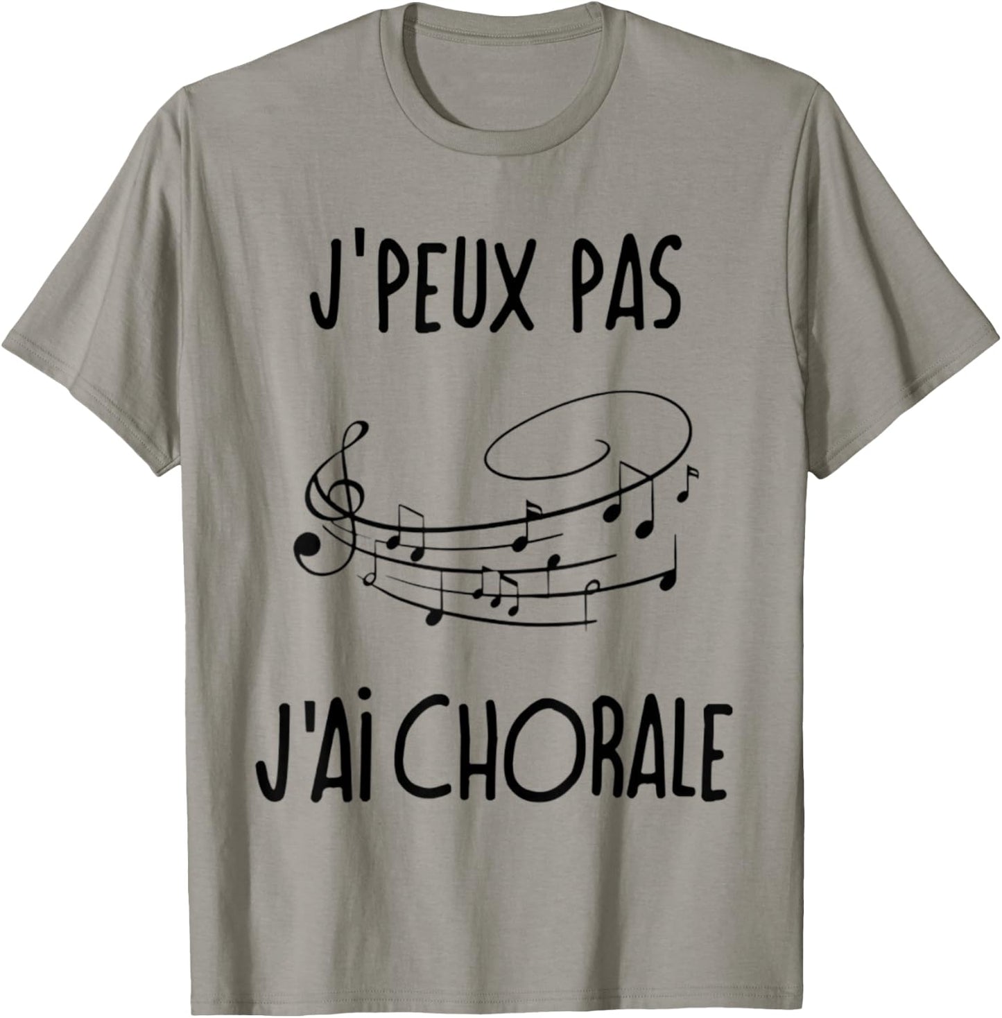 Je peux pas j'ai choir choir , white, S T-Shirt - T-Shirt | Sand