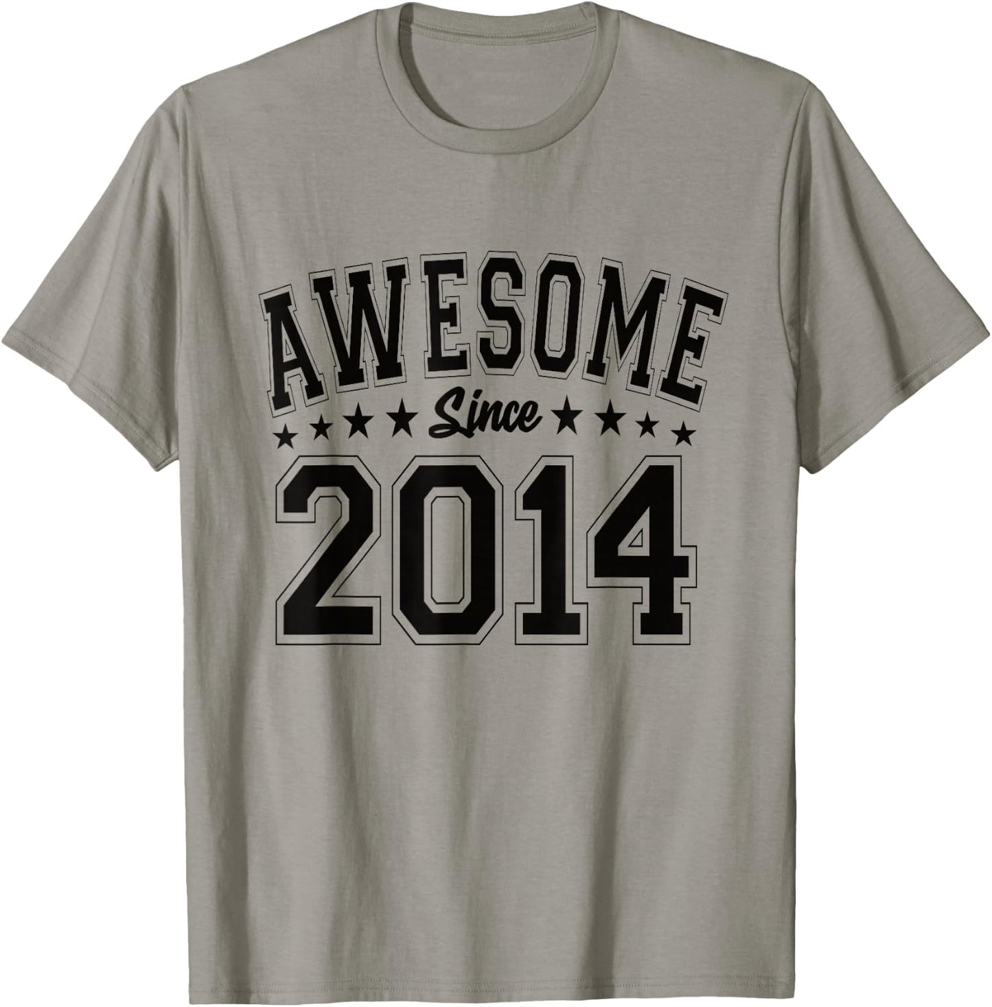 Awesome Since 2014 Birthday Awesome Vintage 2014 T-Shirt - T-Shirt | Sand