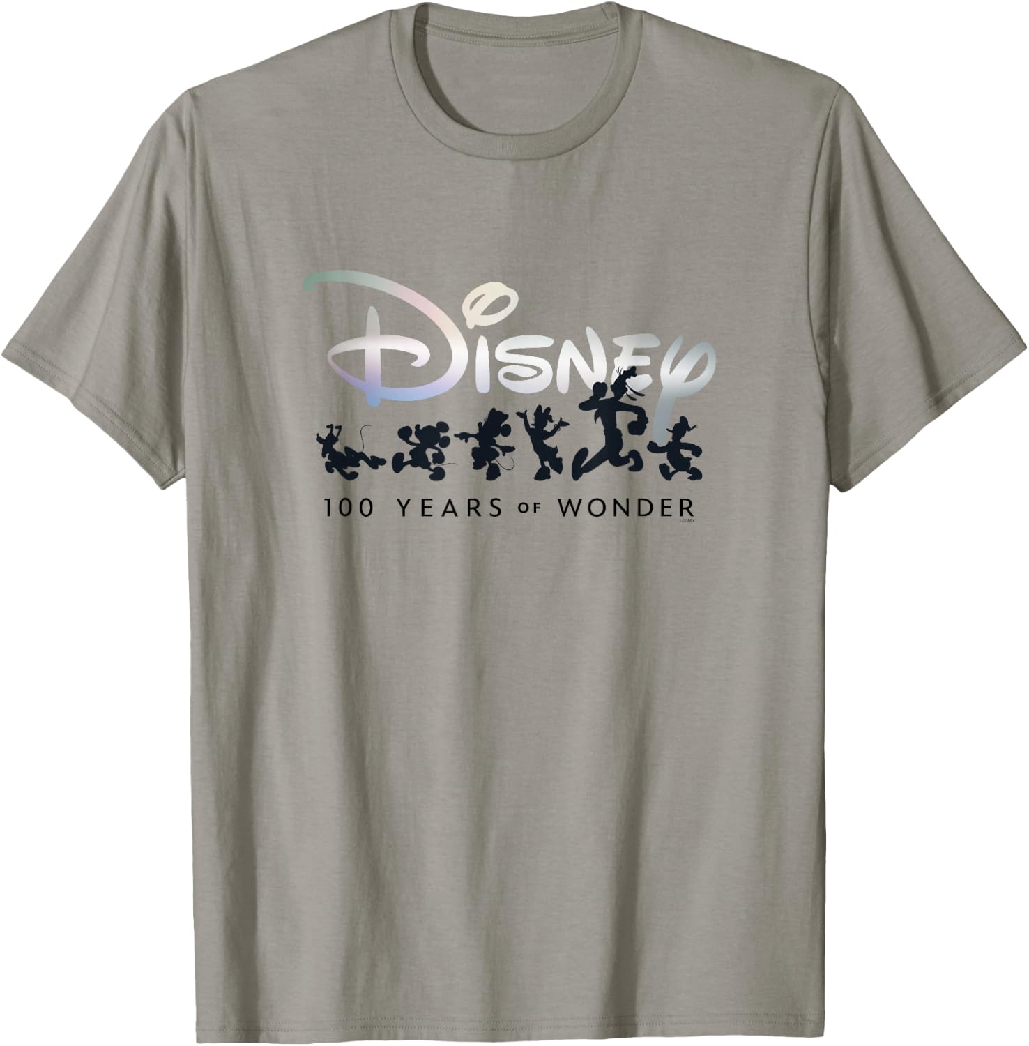 Disney 100 Years of Wonder Mickey & Pals Silhouettes D100 , blue T-Shirt - T-Shirt | Sand