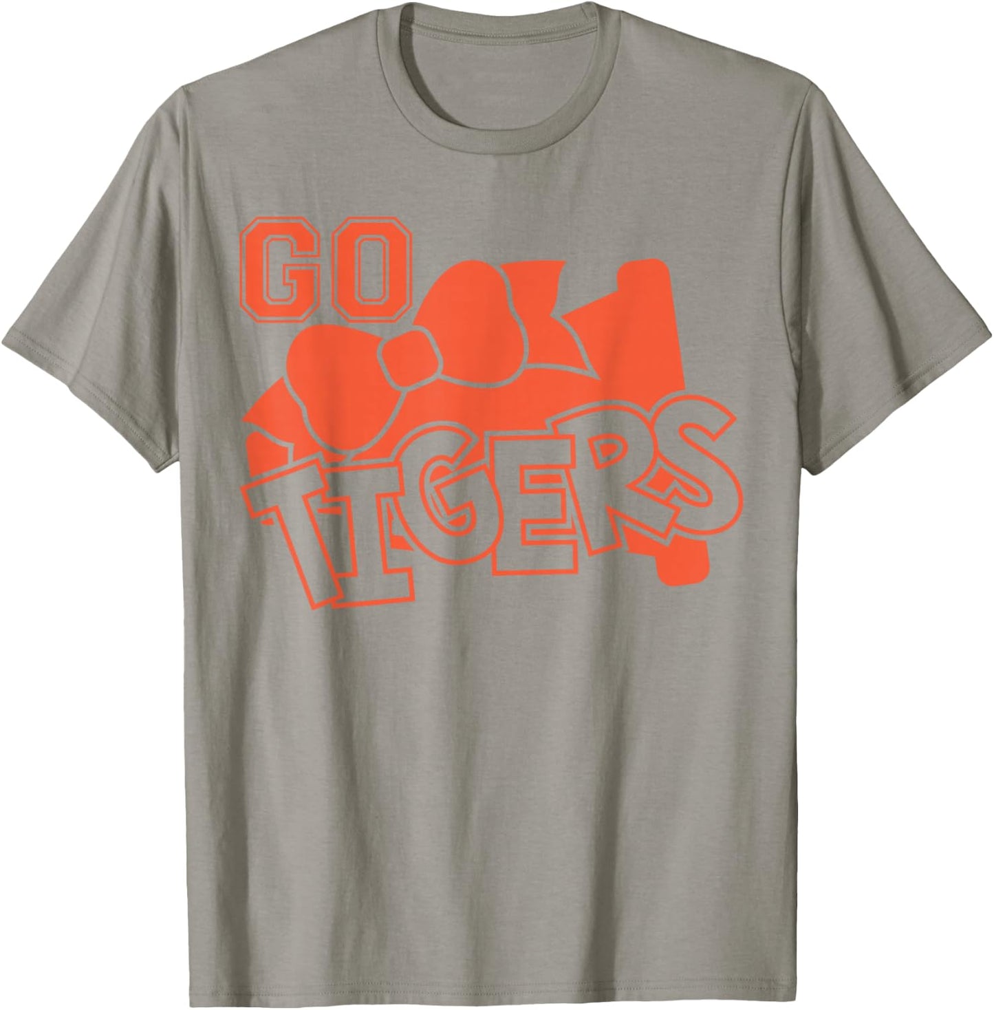 Go Cheer Tigers Football T-Shirt - T-Shirt | Sand