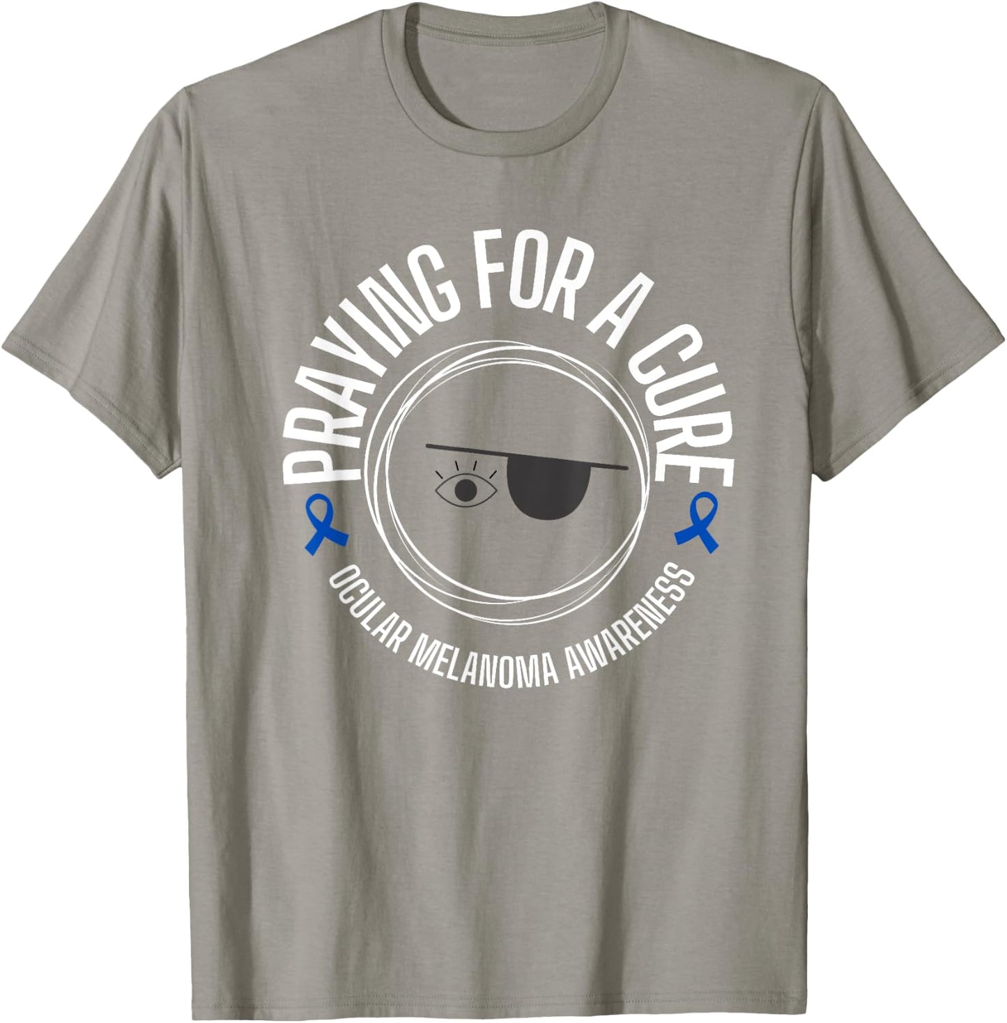 Ocular Melanoma Awareness T-Shirt - T-Shirt | Sand