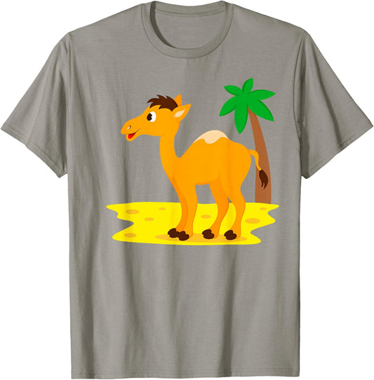Baby Camel Baby Boys Girls Kids Toddler Camels T-Shirt - T-Shirt | Sand