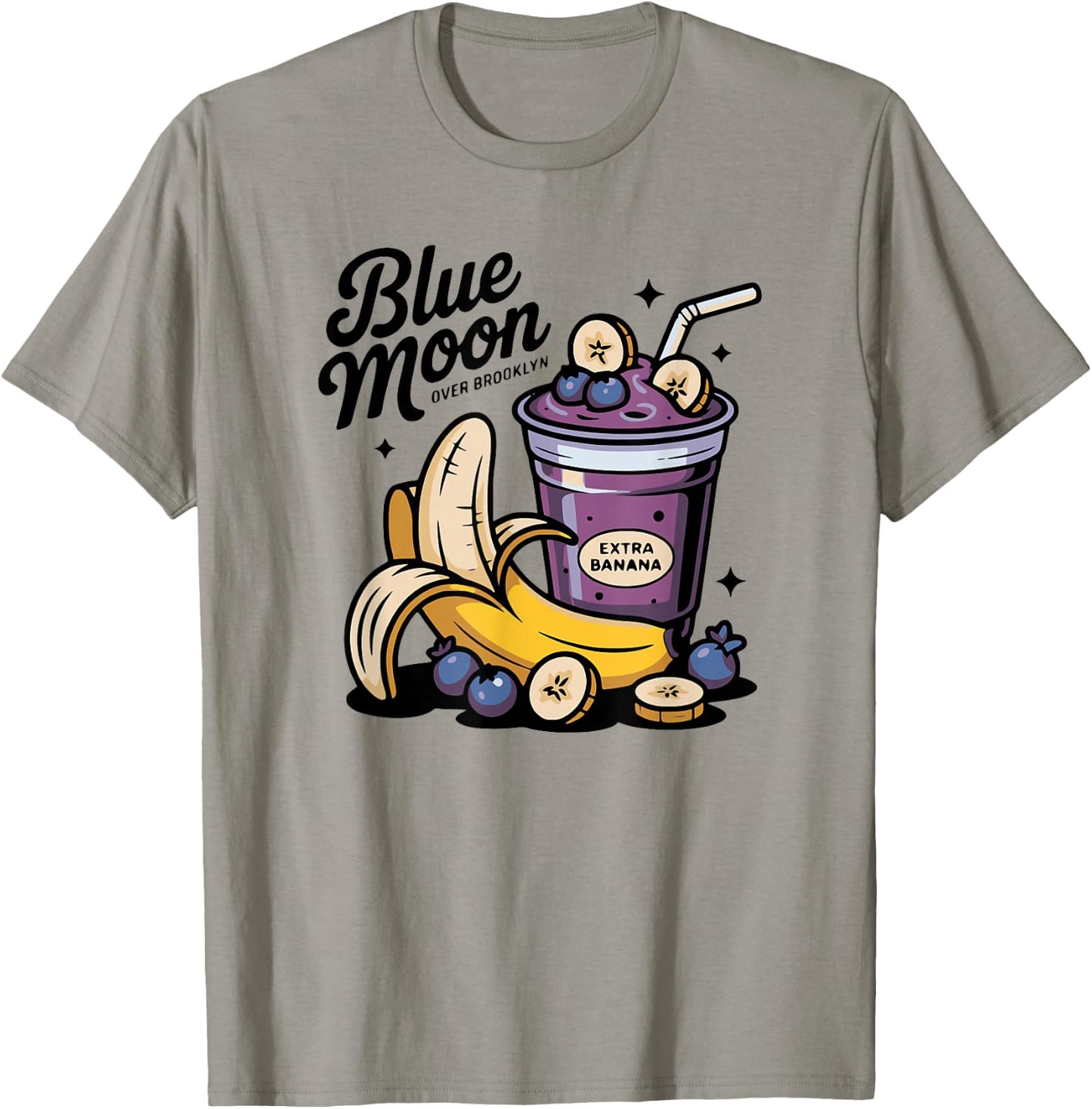 Blauer Mond in Kanada über Brooklyn Extra Banana T-Shirt - T-Shirt | Sand