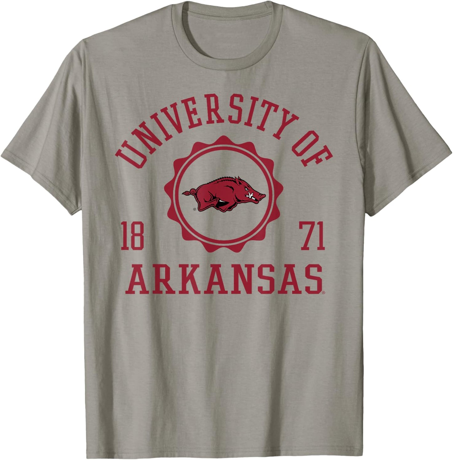 Arkansas Razorbacks Stamp Officially Licensed T-Shirt - T-Shirt | Sand