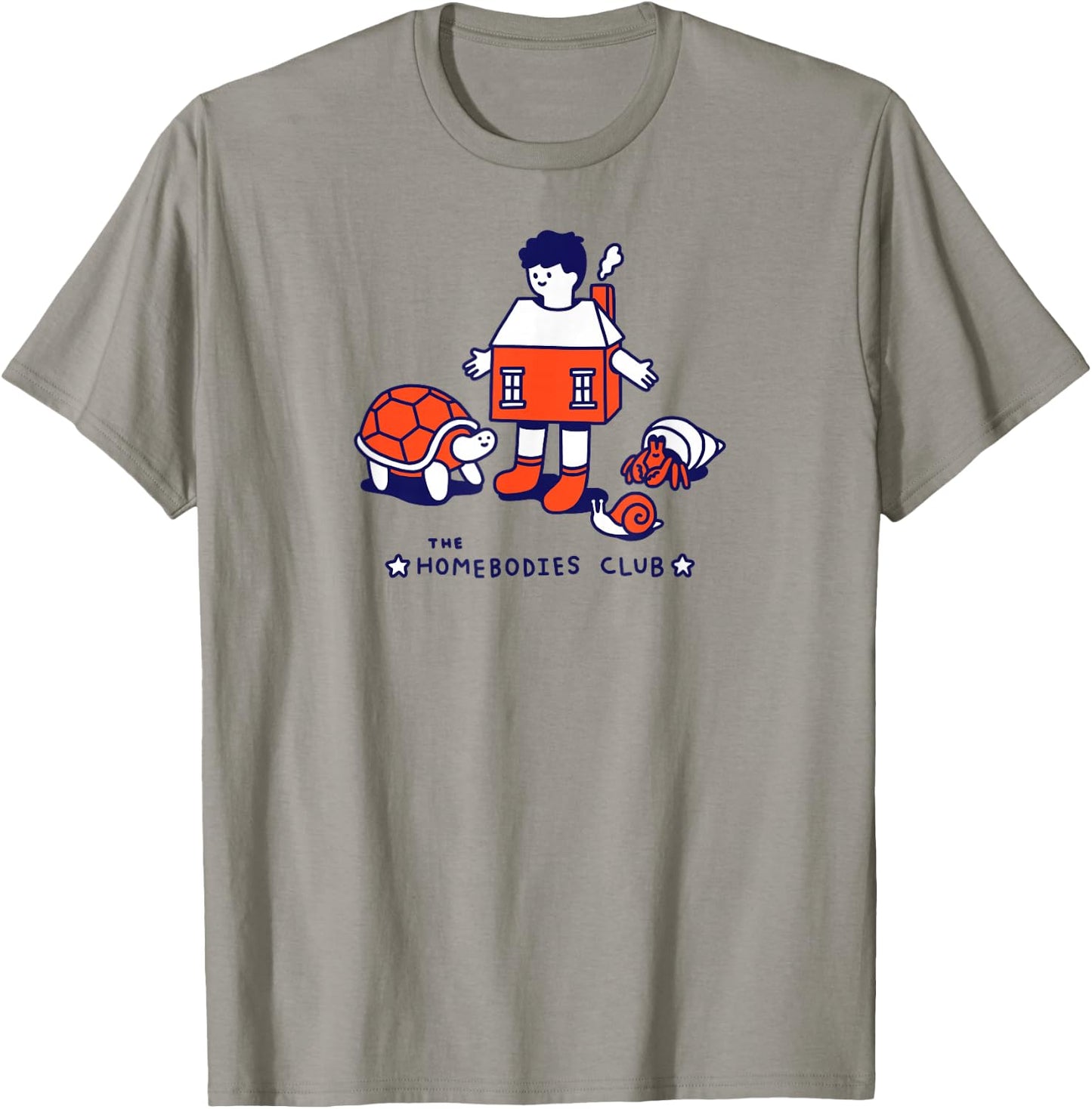 Threadless Obinsun The Homebodies Club Graphic T-Shirt - T-Shirt | Sand