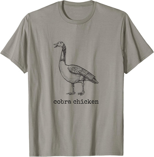 Cobra Chicken Funny Goose Wrong Animal Name Joke T-Shirt - T-Shirt | Sand