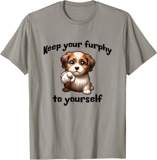 Keep Your Furphy to Yourself funny Australian slang design T-Shirt - T-Shirt | Sand