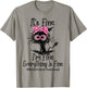 It's Fine I'm Fine Everything's Fine Breast Cancer Awareness T-Shirt - T-Shirt | Sand