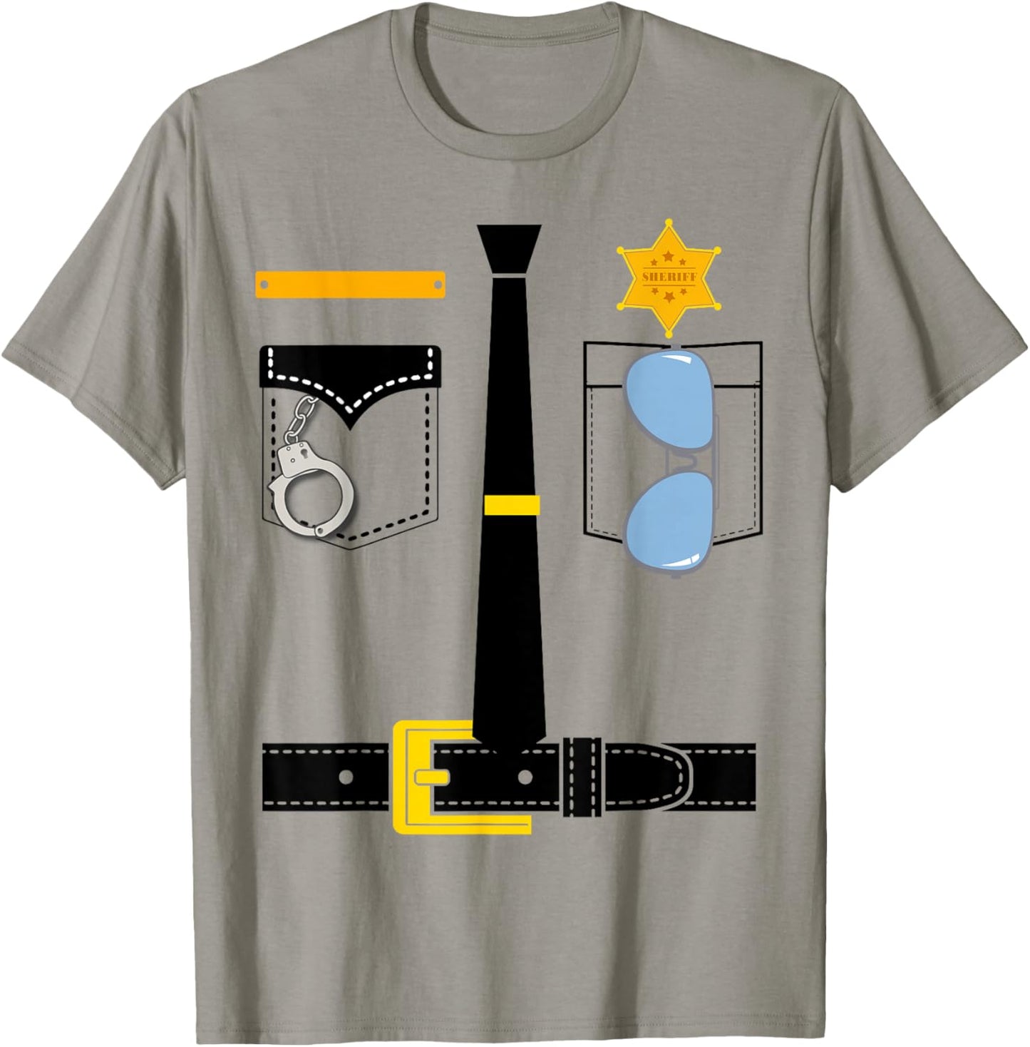 Police Uniform Costume Halloween Kids T-Shirt - T-Shirt | Sand