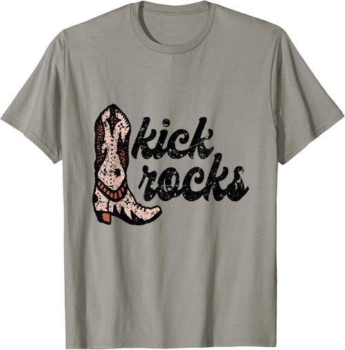 Kick Rocks Cowgirl Boot Cowboy Punchy Southern