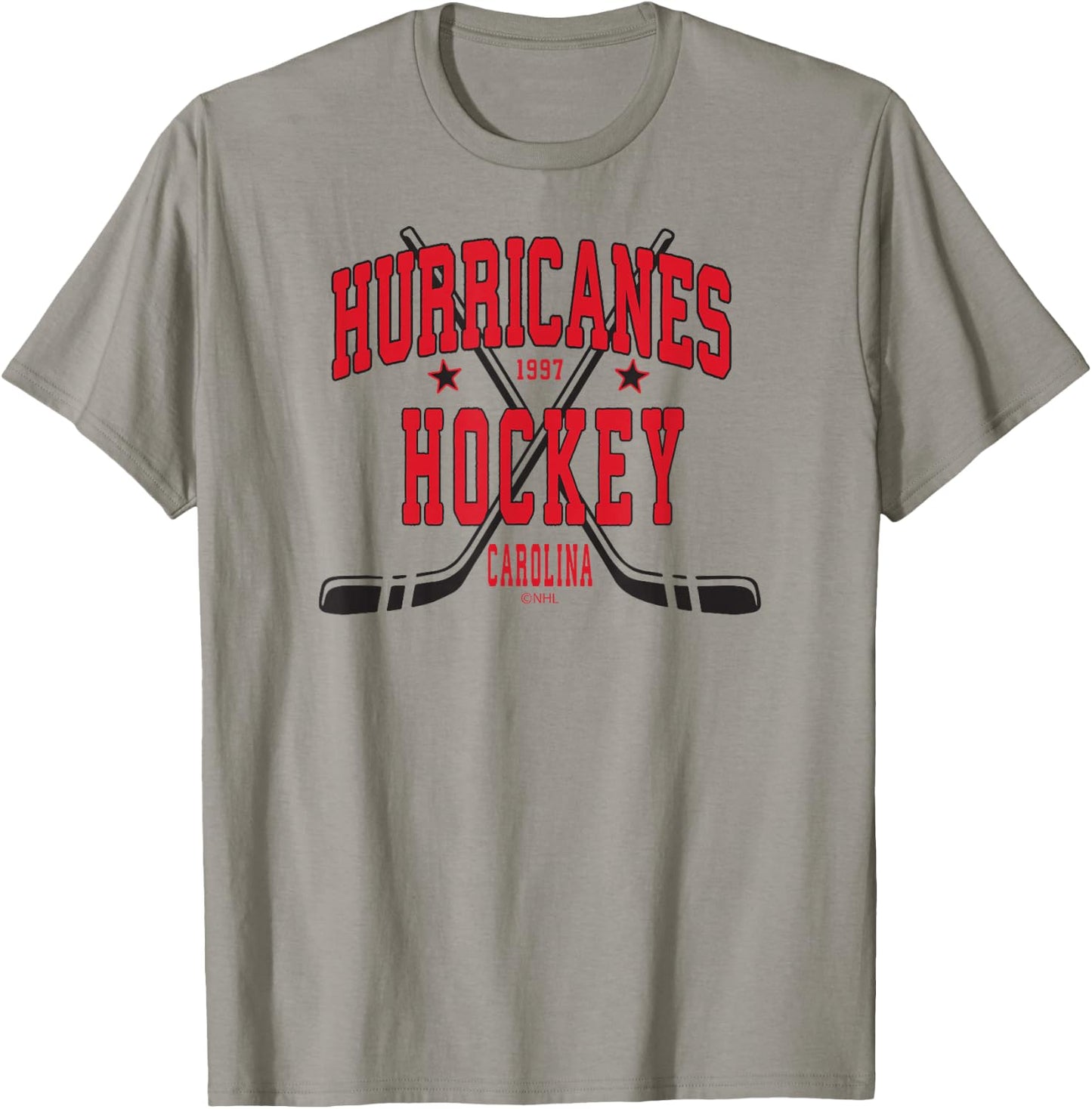 Carolina Hurricanes Stars Gray Officially Licensed T-Shirt - T-Shirt | Sand