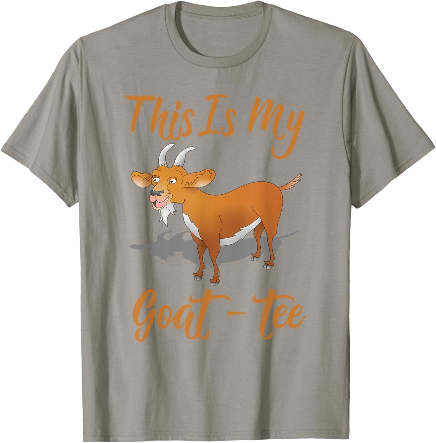 Goat Goatee Beard Funny T-Shirt - T-Shirt | Sand