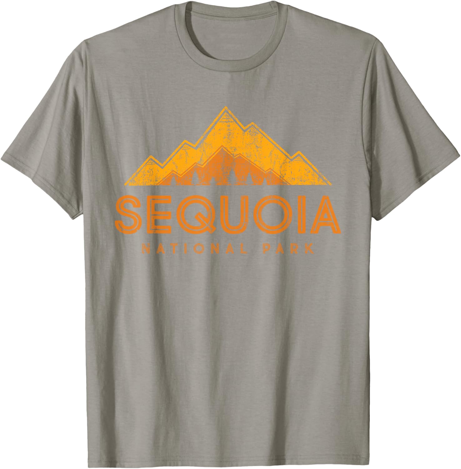California | Kings Canyon - Vintage Sequoia National Park T-Shirt - T-Shirt | Sand