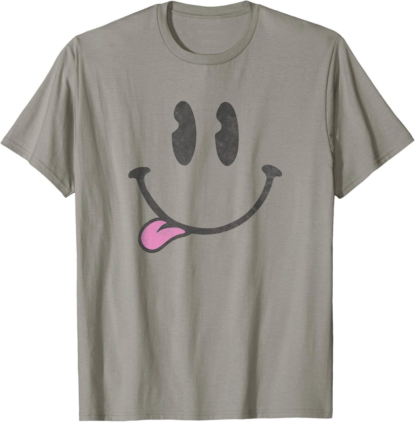 Trendy Happy Smiley , white, S T-Shirt - T-Shirt | Sand