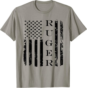 Ruger Family US USA American Flag T-Shirt - T-Shirt | Sand