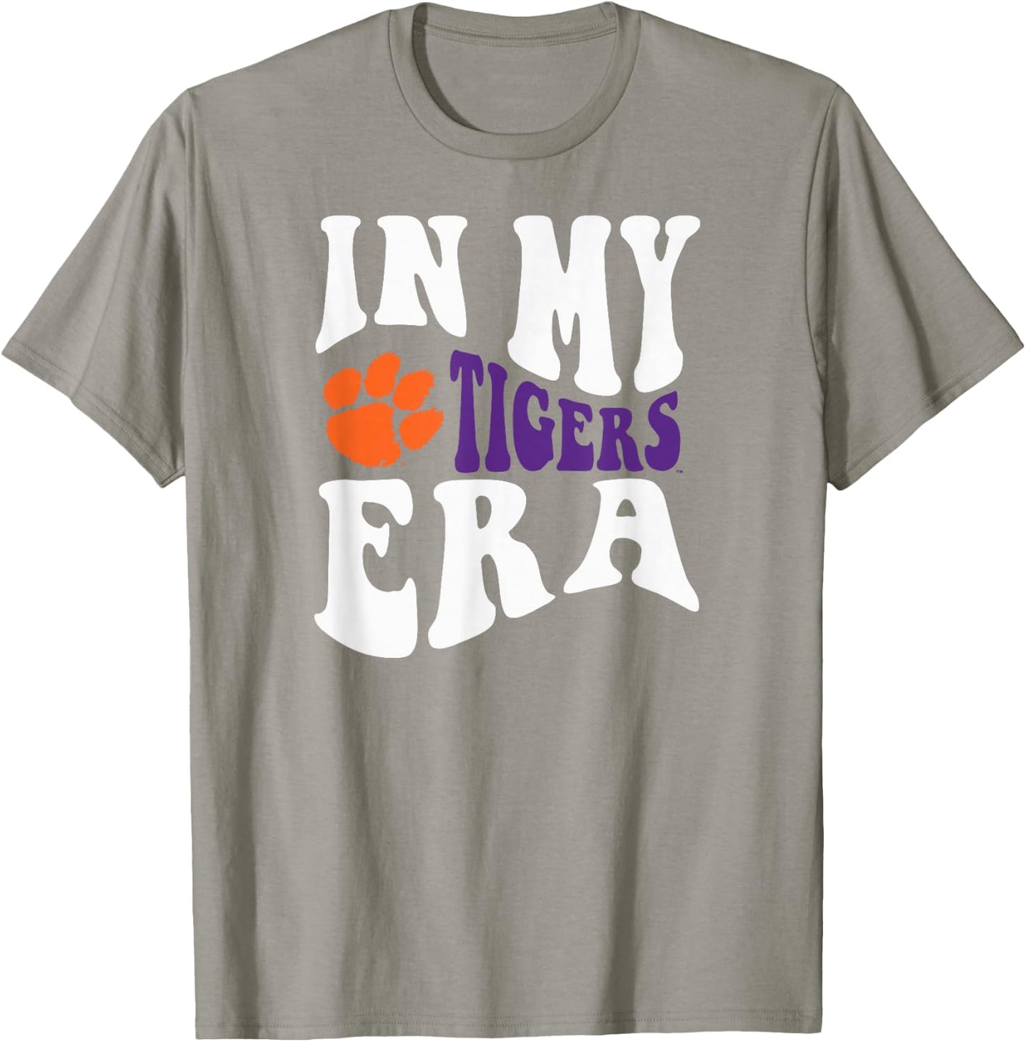 Clemson Tigers Era Gray Officially Licensed T-Shirt - T-Shirt | Sand