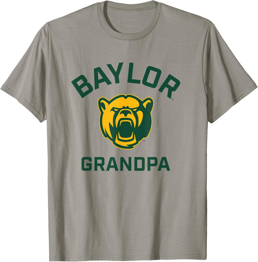Baylor University Bears Arched Grandpa T-Shirt - T-Shirt | Sand
