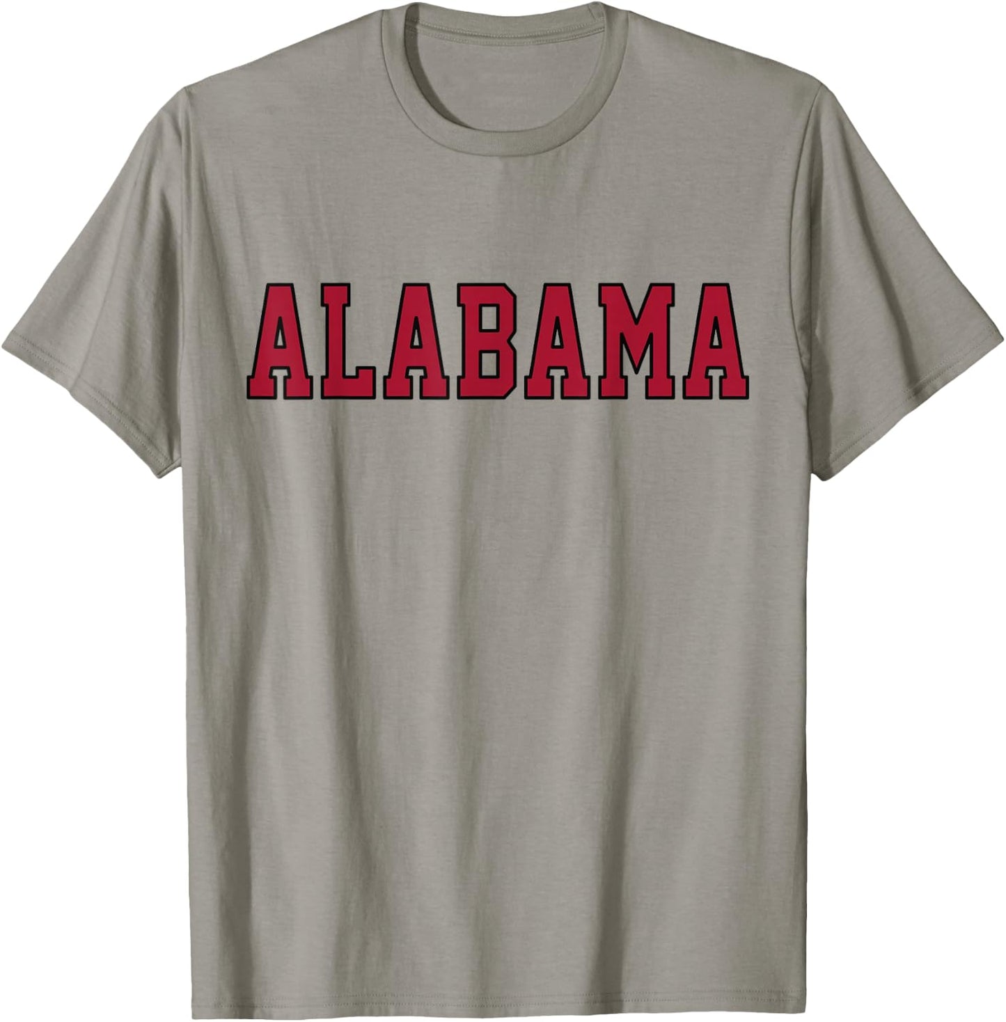 Vintage Alabama Men Alabama Women Retro Red Gift T-Shirt - T-Shirt | Sand