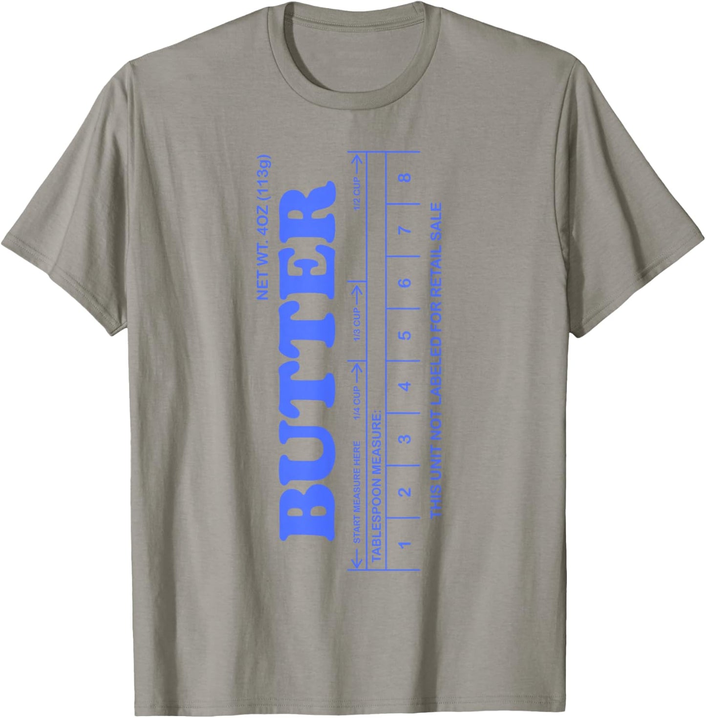 Butter Stick - Blue funny T-Shirt - T-Shirt | Sand